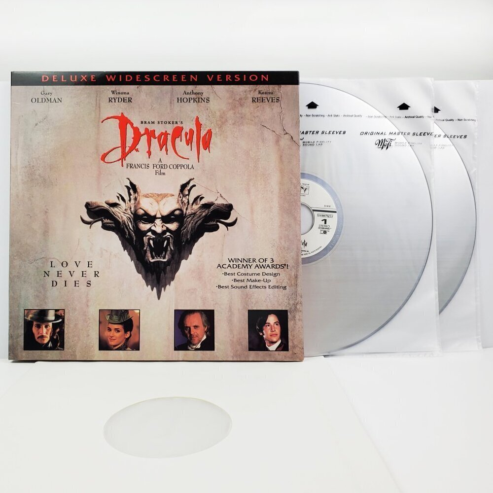 Bram Stoker's Dracula Laserdisc Coppola 1993 Deluxe Widescreen Dolby Surround NM